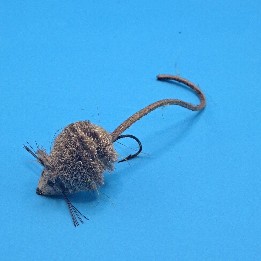 Vintage Mouse Fly Fishing Lure Streamer Handmade Bass Trout Panfish Flies Tackle
